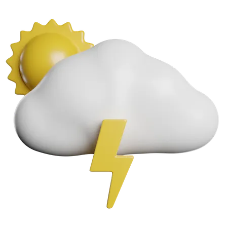 Tempête  3D Icon