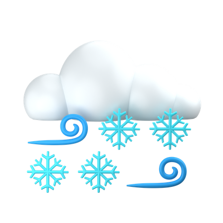 Tempête De Neige  3D Icon