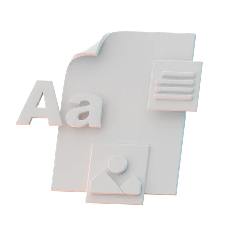Template Design  3D Icon