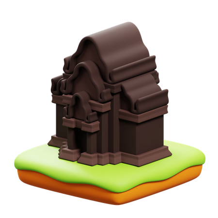 Temple  3D Icon