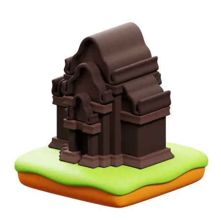 Temple  3D Icon