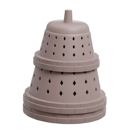 Icône 3D du Temple  3D Icon