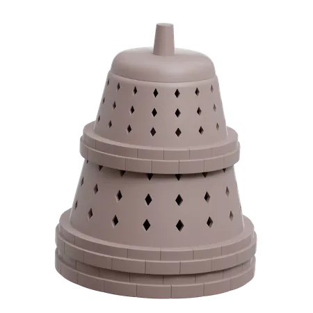 Icône 3D du Temple  3D Icon