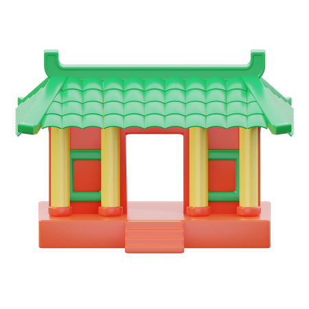 Temple  3D Icon