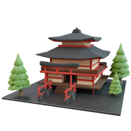 Temple  3D Icon