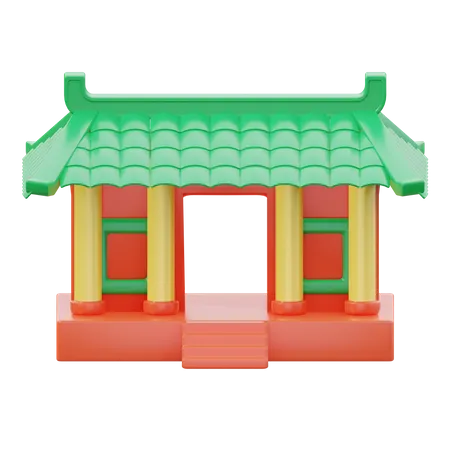 Temple  3D Icon