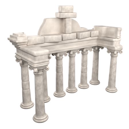 Temple de saturne  3D Icon