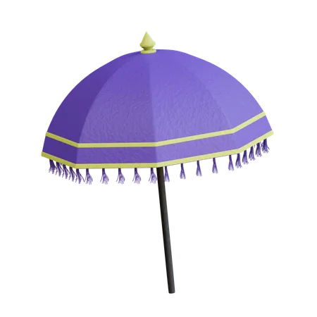 Parapluie du temple  3D Icon