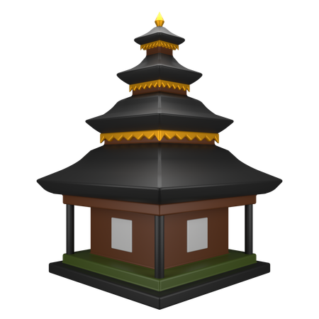 Temple d'Ulun Danu  3D Icon