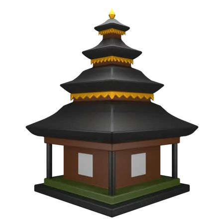 Temple d'Ulun Danu  3D Icon