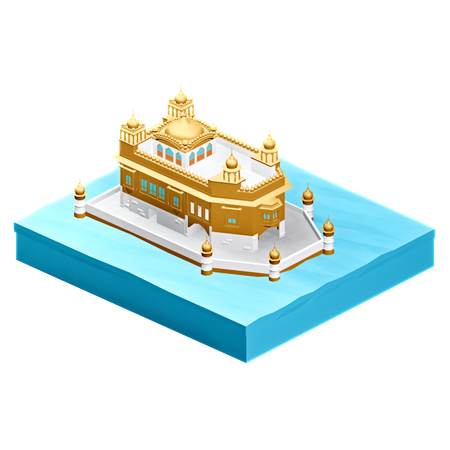 Templo dorado de Amritsar  3D Icon
