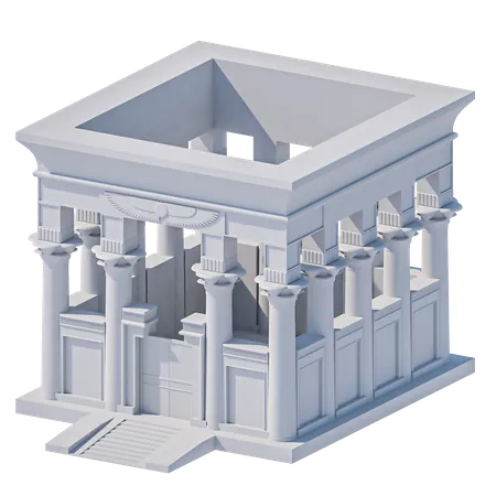 Templo do egito  3D Icon