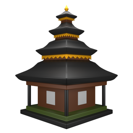 Templo ulun danu  3D Icon