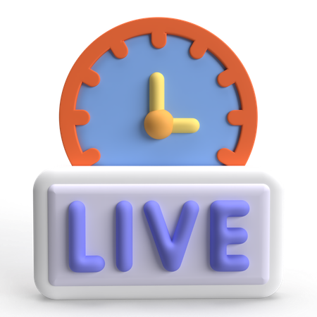 Tempo ao vivo  3D Icon