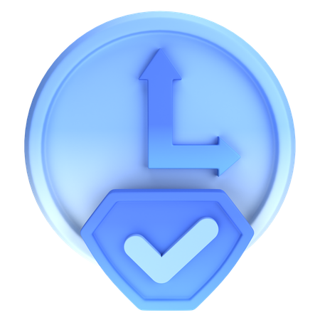 Tempo de backup  3D Icon