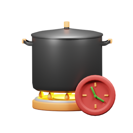 Tempo de cozimento  3D Icon