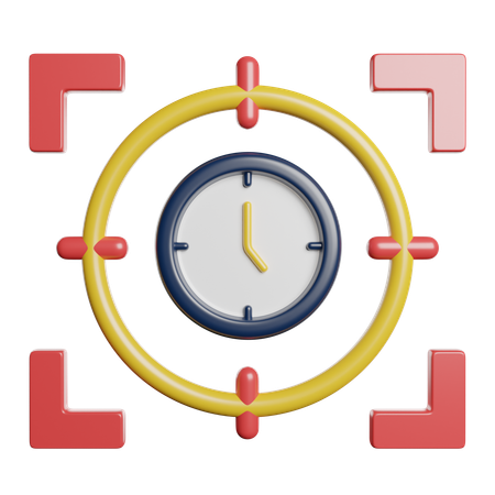 Tempo de foco  3D Icon