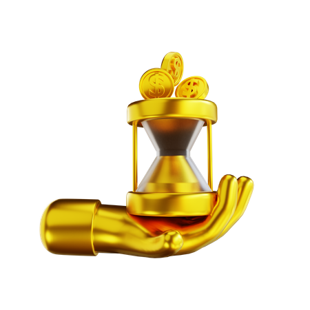 Tempo é dinheiro  3D Icon