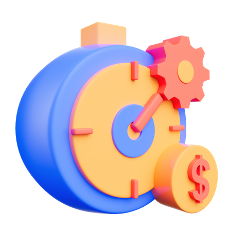 Tempo é dinheiro  3D Icon