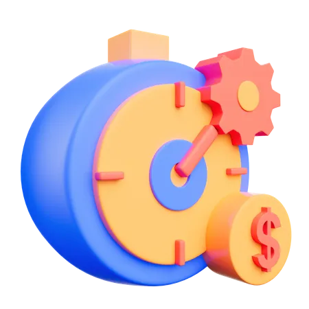 Tempo é dinheiro  3D Icon