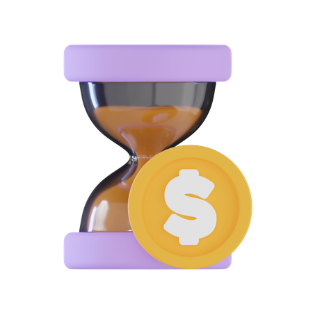 Tempo é dinheiro  3D Icon
