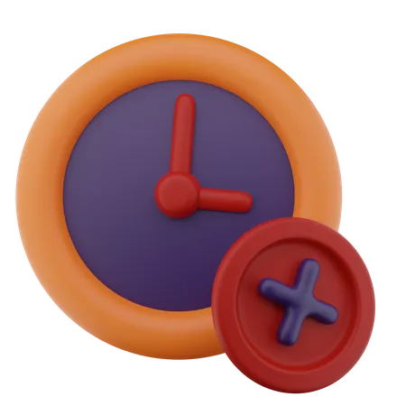 Tempo expirado  3D Icon