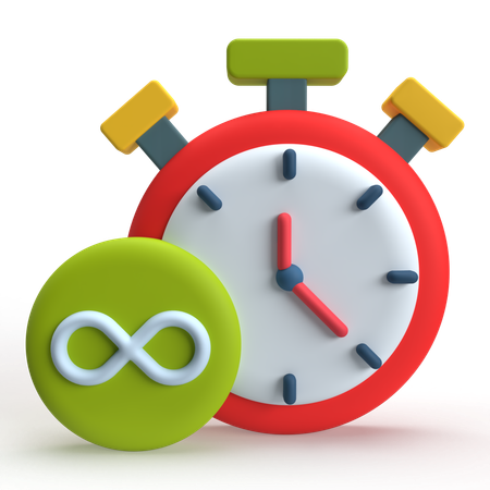 Tempo infinito  3D Icon