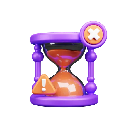 Tempo esgotado  3D Icon