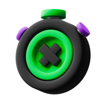 Tempo esgotado  3D Icon