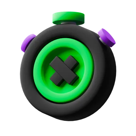 Tempo esgotado  3D Icon