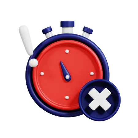 Tempo esgotado  3D Icon