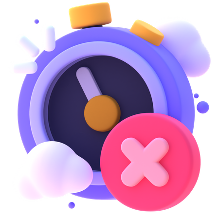 Tempo esgotado  3D Icon