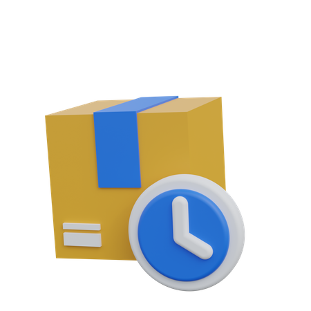 Tempo do pacote  3D Icon