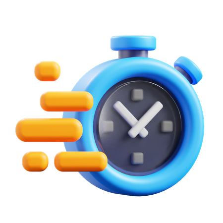 Tempo rápido  3D Icon