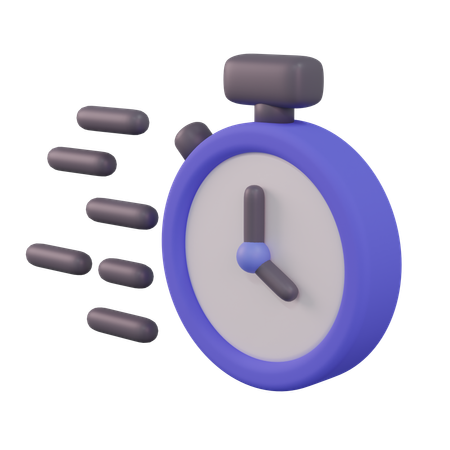 Tempo rápido  3D Icon