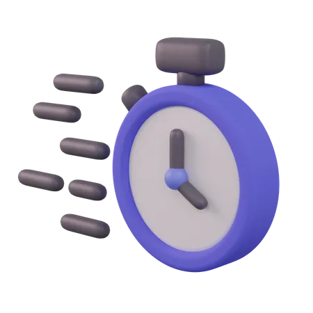 Tempo rápido  3D Icon