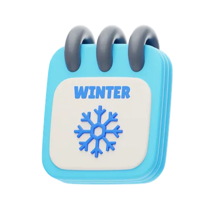 Temporada de invierno  3D Icon