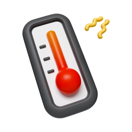 Temps chaud  3D Icon