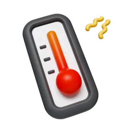 Temps chaud  3D Icon