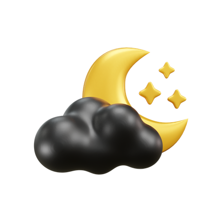 Temps au clair de lune  3D Icon