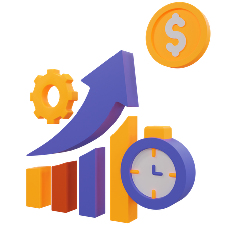 Temps d'analyse  3D Icon