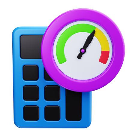 Temps de calcul  3D Icon