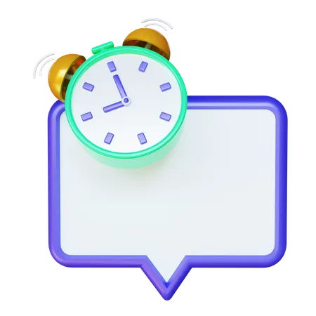 Temps de discussion  3D Icon