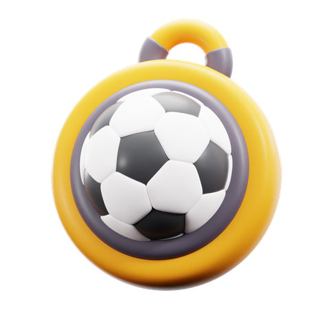 L'heure du football  3D Icon