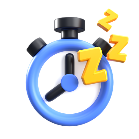 Temps de sommeil  3D Icon