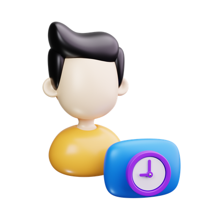 Temps de sommeil  3D Icon