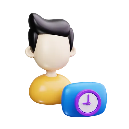 Temps de sommeil  3D Icon