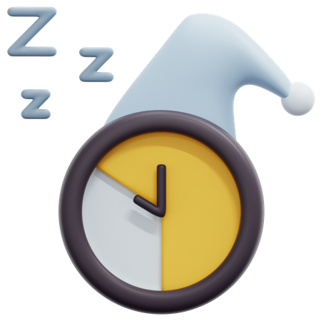 Temps de sommeil  3D Icon