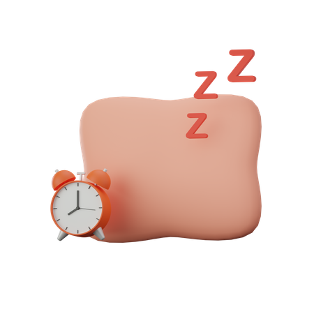 Temps de sommeil  3D Icon