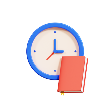 Temps d'étude  3D Icon